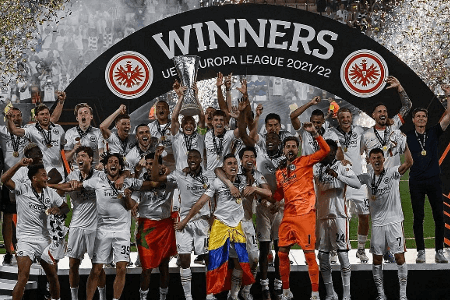 欧联杯-法兰克福点球6-5流浪者，德甲排名第11欧联不败夺冠