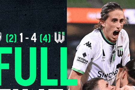 澳超战报：西部联4-1墨尔本胜利，总比分4-2逆转晋级决赛