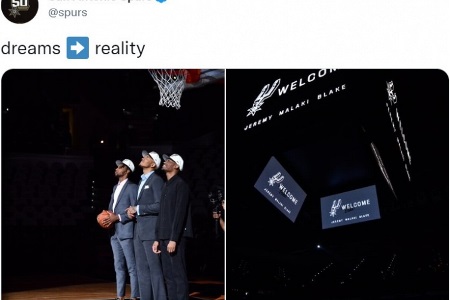 收获颇丰！马刺官推欢迎三个被选中的新秀：梦想➡️现实