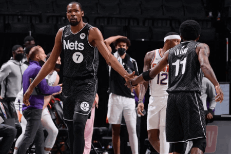 篮网三年，杜兰特和欧文仅仅一起出战58场比赛