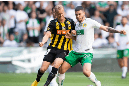 竞足周日005瑞典超 佐加顿斯vs哈马比 主队进攻端多点开花