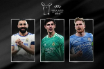 欧足联年度最佳球员三人候选：本泽马、库尔图瓦、德布劳内