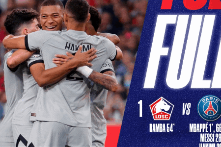 法甲-姆巴佩8秒破门+戴帽 内马尔2射3传 巴黎客场7-1大胜里尔