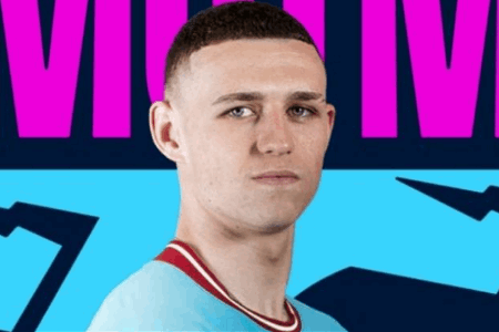 曼城官方：福登当选对阵塞维利亚队内最佳球员