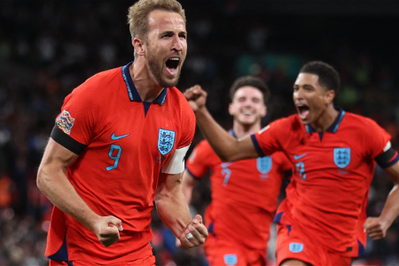 欧国联-马奎尔送点+被断致丢球哈弗茨双响 英格兰2球落后3-3战平德国