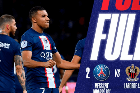 法甲-梅西任意球破门 姆巴佩绝杀 巴黎2-1尼斯取七连胜