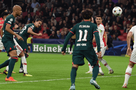 欧冠-萨拉赫努涅斯进球 利物浦3-0完胜阿贾克斯