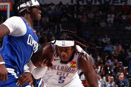 NBA-亚历山大24+5+6 鲍威尔21分 雷霆双杀快船