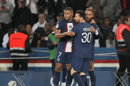 NMM组合近三场数据：梅西4球5助，内马尔3球2助，姆巴佩5球3助