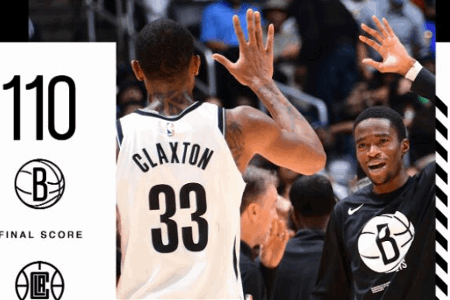 NBA：杜兰特27+6 小库里22分 祖巴茨16+15 篮网轻取快船