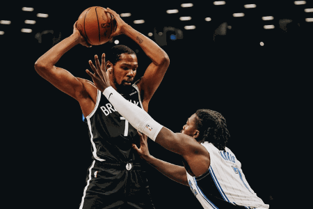 NBA-杜兰特45+7 班凯罗24+5 篮网送魔术5连败