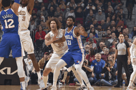 NBA：加兰21+9 米切尔18+6 恩比德19+6+6 骑士大胜76人