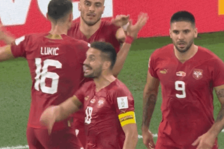 米特洛维奇破门， 塞尔维亚1-1扳平瑞士！