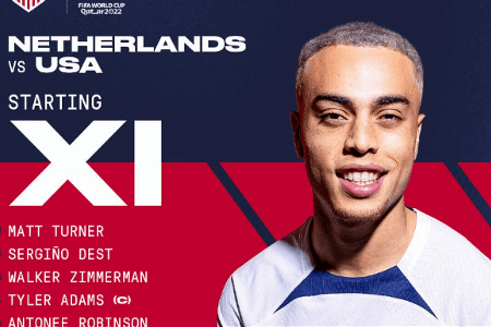 世界杯-荷兰vs美国首发：加克波PK普利西奇，德容、德佩先发