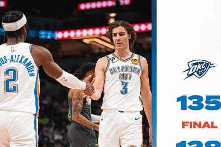 NBA：亚历山大33+6 基迪21+12+7 戈贝尔拉塞尔被逐 雷霆客场擒狼