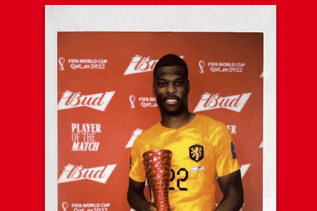 独造三球！官方：邓弗里斯当选荷兰3-1美国全场最佳球员