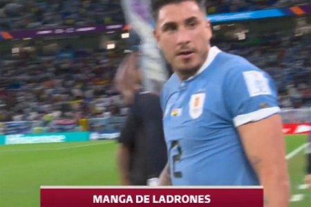 世体：乌拉圭后卫吉梅内斯因袭击FIFA官员，或被禁赛至少15场