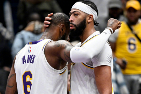 NBA：浓眉55+17 詹姆斯29+8+6 波津27+9 湖人轻取奇才迎3连胜