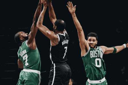 NBA：布朗34+10 塔图姆29+11 杜兰特31+7 绿军终结篮网4连胜