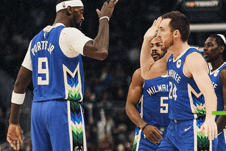 NBA-字母哥35+6+7 萨博尼斯23+12+7 雄鹿力克国王