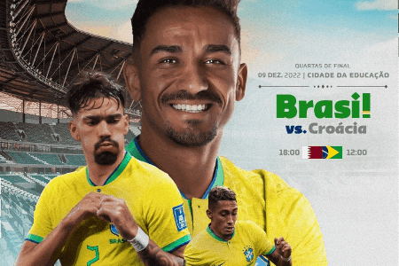 巴西发布赛前海报预热八强战：达尼洛、帕奎塔、拉菲尼亚出镜