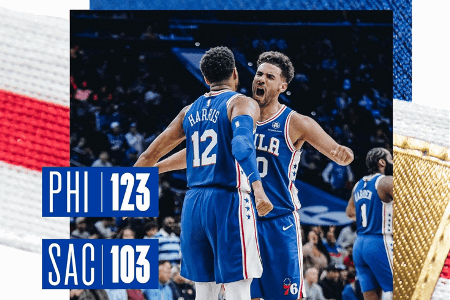 NBA-恩比德31+7 哈登21+7+15+5 76人大胜国王