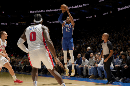 NBA：恩比德22+10+6 哈登15+8 76人击退活塞迎6连胜