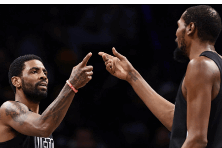 杜兰特&欧文本赛季第5次同砍30+ 追平双探花并列联盟最多