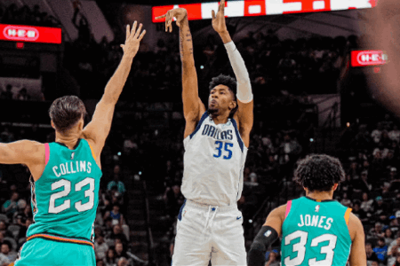 NBA：东契奇51+9 伍德25+7 凯尔登30分 独行侠险胜马刺迎6连胜