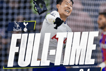 英超：热刺4-0大胜水晶宫，凯恩双响孙兴慜破进球荒
