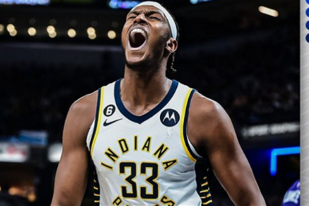 NBA：特纳29+9 哈利伯顿16+13 鲍尔13+8&六犯 步行者险胜黄蜂