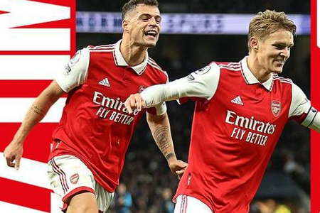 英超战报：阿森纳2-0双杀热刺8分领跑