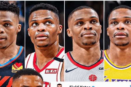 2017年威少签下史上最大合同，合同期内5年5队