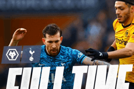 英超-特劳雷补射破门孙兴慜波罗中框 热刺0-1狼队仍第四