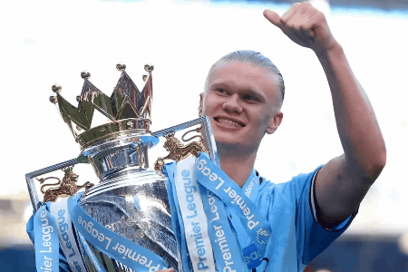 哈兰德：起初没想过会进这么多球，我享受在英超联赛踢球