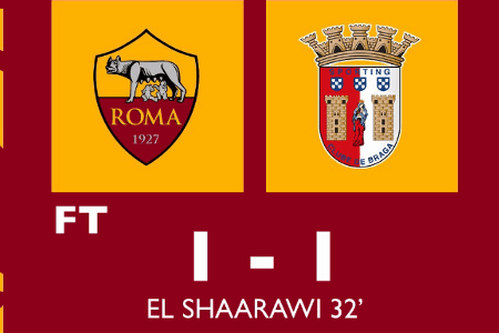 友谊赛-罗马1-1战平布拉加 沙拉维破门布鲁马绝平