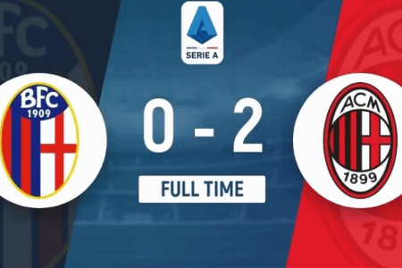 意甲首轮-吉鲁传射普利西奇意甲首球 AC米兰2-0博洛尼亚取开门红