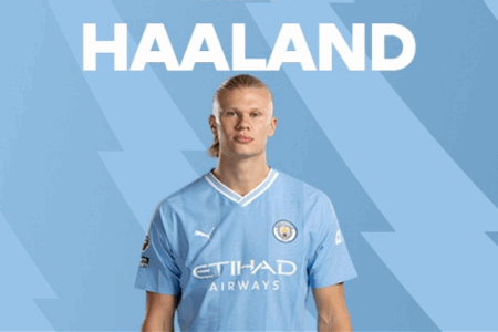 3射1传助曼城大胜，哈兰德以88.6%的得票率当选英超官方全场最佳