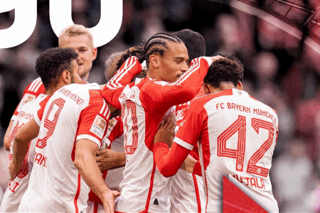 德甲-十人拜仁8-0狂扫九人达姆施塔特 凯恩3射1传+中圈吊射