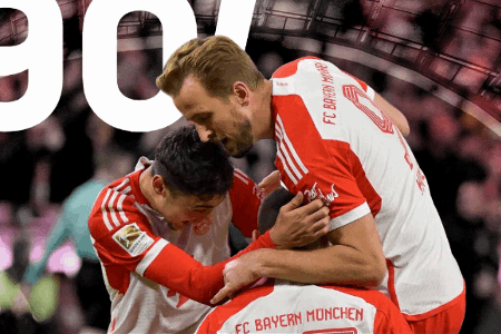 德甲-拜仁4-2海登海姆先赛暂登顶 凯恩双响&前11轮17球德甲历史首人