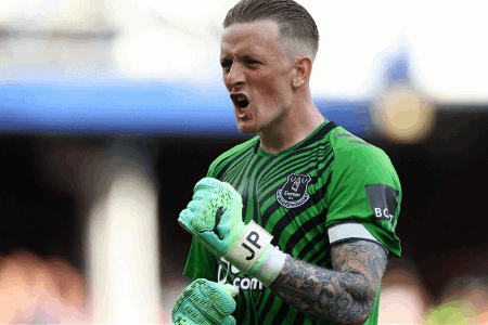 连续4场零封！皮克福德本赛季6次零封位列英超门将之首