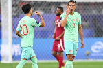 亚洲杯-国足0-1卡塔尔小组赛2平1负0进球 韦世豪屡失良机