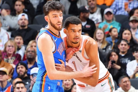 变化不大！新秀榜：文班继续领跑霍姆格伦第二 布兰登-米勒升至第三