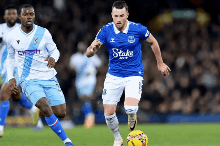 英超情报：埃弗顿擅长在保级大战拿捏水晶宫，水晶宫四大核心继续伤缺