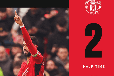 英超-曼联2-0双杀埃弗顿止2连败 加纳乔两造点埃弗顿全场浪射23脚