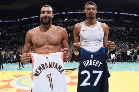 放狠话了！文班：戈贝尔本赛季很可能获得DPOY，但以后就轮不到他了