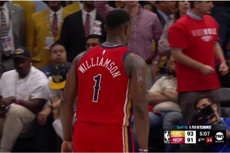 伤不起啊！鹈鹕主帅：锡安左腿酸痛&暂时不清楚具体位置，明天进一步检查