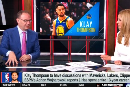 Woj：詹姆斯自由市场一开启就联系了克莱 预计谈判将持续到明天！