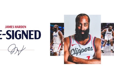 2年7000万！快船官宣与詹姆斯-哈登续约