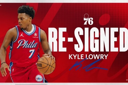 76人官方：球队已经正式续约了老将控卫洛瑞